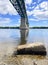 The Princess Margaret Bridge over the Saint John River in Fredericton, New Brunswick Canada