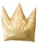 Princess party. Golden sewed crown.