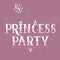 Princess Party lettering