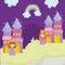 princess tale cartoon princesses character castles rainbow