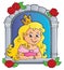 Princess in window theme image 1