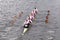 Princeton races in the Head of Charles Regatta Men\'s Master Eights