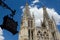 Principal Facade of Burgos Gothic Cathedral. Spain