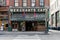 Principal facade of Merchants Cafe, the oldest bar in Seattle, Washington, USA.