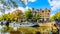The Prinsengracht in the city center of Amsterdam in Holland