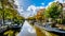 The Prinsengracht Prince Canal in Amsterdam in Holland