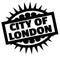 Print city of london stamp on white