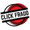 Print click fraud stamp on white