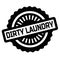 Print dirty laundry stamp on white