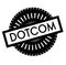 Print dotcom stamp on white