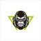 Print gorilla logo design for your company name and identity