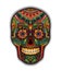 Print mexican traditional scull for T-shirt