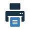 Print out, print files, printer, printing, publish document icon