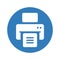 Print out, print files, printer, printing, publish document icon