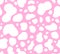 Print spot skin cow texture pattern repeated seamless pink and white