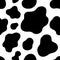 print spot skin fur cow texture pattern repeated seamless black and white