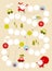 Print. Vector board Christmas game for children. Advent calendar. New Year\\\'s game.