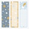 Printable bookmarks or banners with little hand drawn stars.