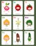 Printable flashcard English alphabet from R to Z with fruits and