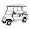 Printable Golf Cart Coloring Pages For Club Car Enthusiasts