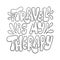 Printable Scripture Lettering Travel is My Therapy