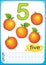 Printable worksheet for kindergarten and preschool. harvest of ripe berries and fruits. We count and write numbers from 1 to 10