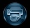 Printer icon dark blue