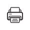 Printer Icon In Trendy Design Vector Eps 10