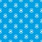 Printer materials pattern vector seamless blue