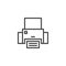 Printer outline icon