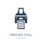 printer tool icon in trendy design style. printer tool icon isolated on white background. printer tool vector icon simple and