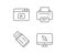Printer, USB flash drive and Monitor icons.