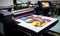 Printing a Colorful Picture on a Large Sheet of Paper