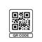 PrintScan this qr code. Vector for Business, Online Store, Retail, Company, Promotion.