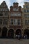 Prinzipalmarkt with Typical Gabled Houses in MÃ¼nster, Germany