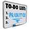 Prioritize Word To Do List Manage Workload Many Tasks