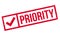 Priority rubber stamp