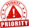 Priority stamp icon