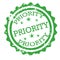 Priority stamp vector