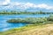 Pripyat river and native vegetation.