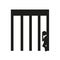 Prisioner icon. Trendy Prisioner logo concept on white background from law and justice collection