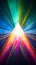 Prism of Possibilities: Rainbow Light Pyramid