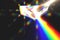 Prism refracting light