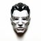 Prismatic Portraits: Minimalist Black And White Paper Mask By Shawn Mendes