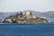 Prison island of Alcatraz in San Francisco, California