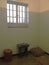 Prison single ward of Nelson Mandela. Robben Island.