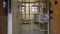 Prison windows of metal door protect prisoner from inside to escape.