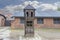 Prisoner`s barrack in Auschwitz  concentration and extermination camp built and operated by Nazi Germany in German-occupied Polan