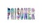 Prisoner word, Banner, Poster and Sticker