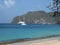 A pristine beach in the caribbean